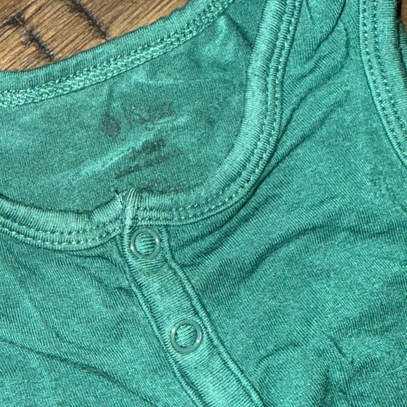 KYTE baby Sleeveless Bodysuit in Emerald - - Picture 3 of 4